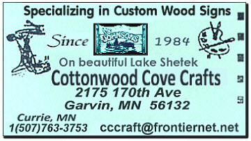 Cottonwood Cove Business Card